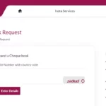 How to apply for Axis Bank check book online from ATM ?